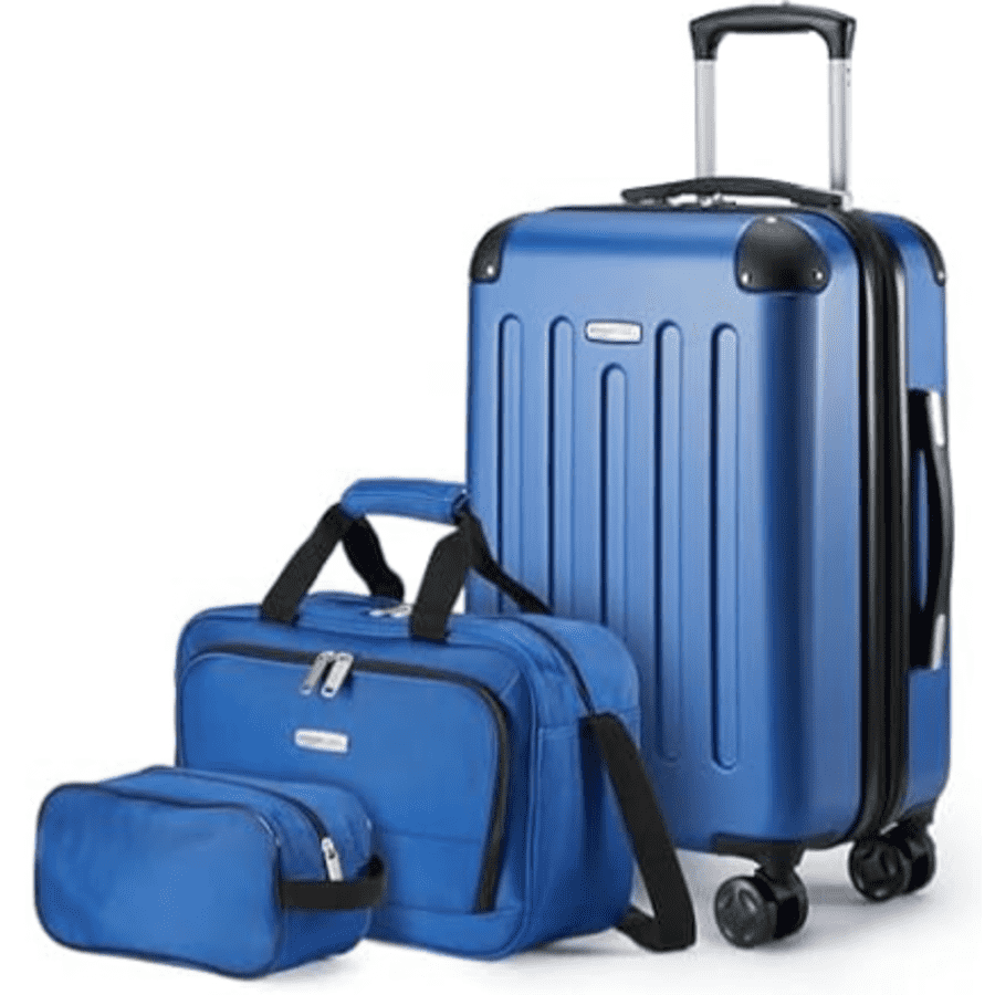 Amazon Basics 3-Piece Luggage Set: $39 Amazon Basics 3-Piece Luggage Set: $39
