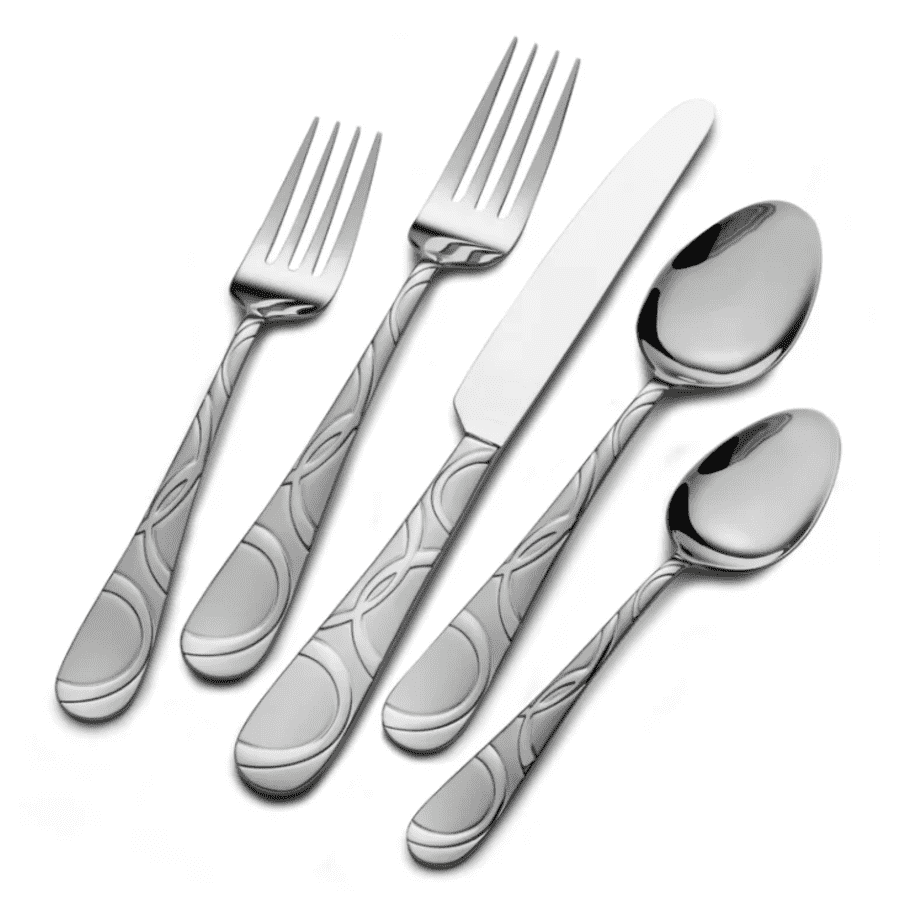 International Silver Garland Frost 20-Piece Stainless Steel Flatware Set: $19 International Silver Garland Frost 20-Piece Stainless Steel Flatware Set: $19
