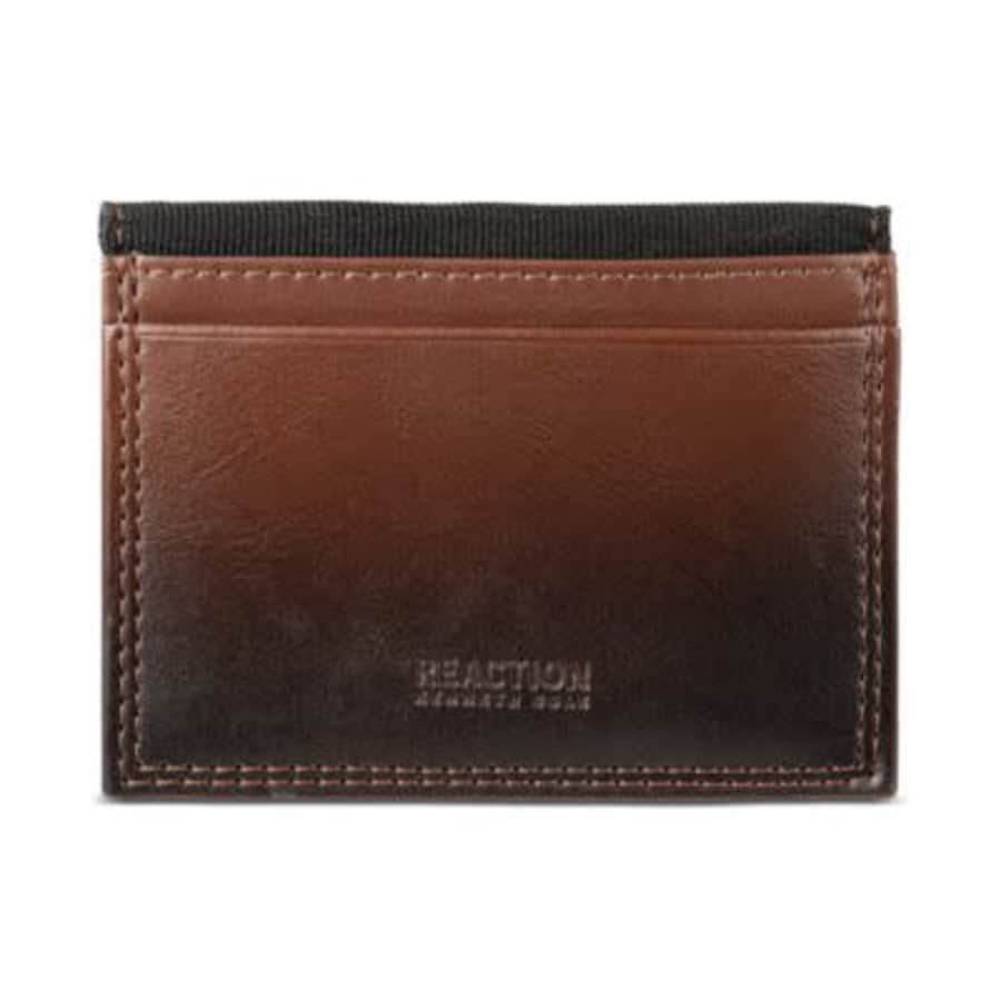 Kenneth Cole Reaction Men's Ombre RFID Leather Card Case: $19.13 Kenneth Cole Reaction Men's Ombre RFID Leather Card Case: $19.13