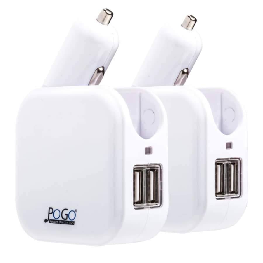 Pogo Power Bin Dual USB Charger 2-Pack: $6