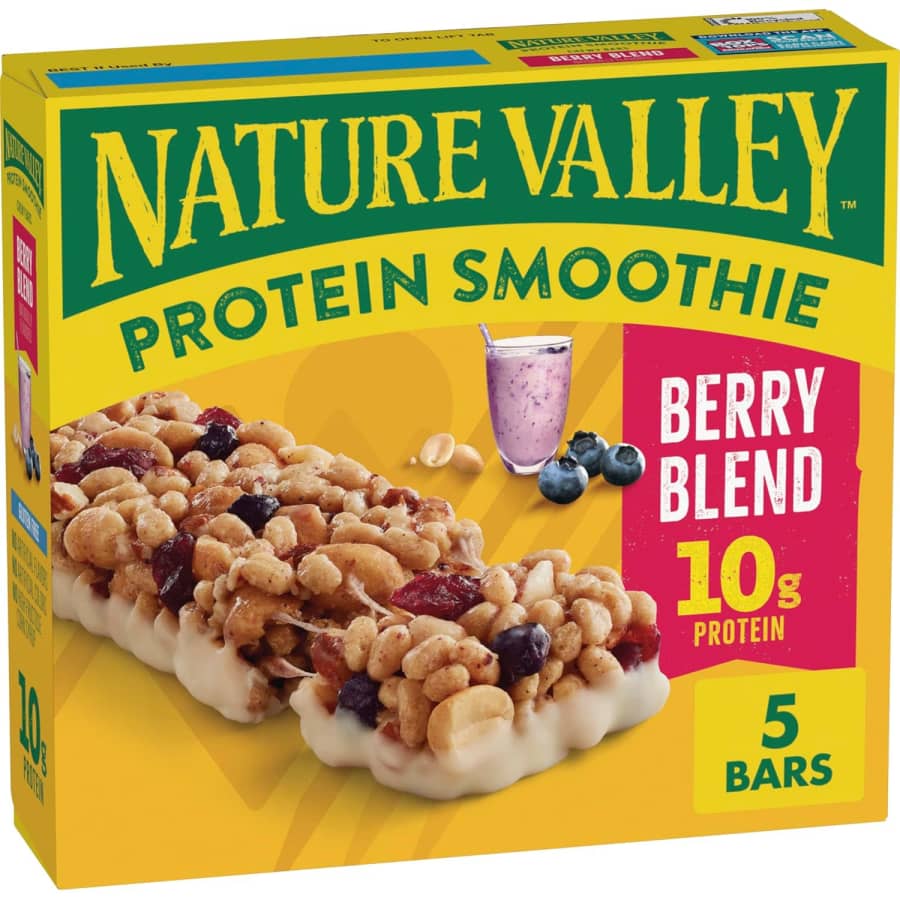 Nature Valley Protein Smoothie Berry Blend 5-Pack: $2.99 Nature Valley Protein Smoothie Berry Blend 5-Pack: $2.99