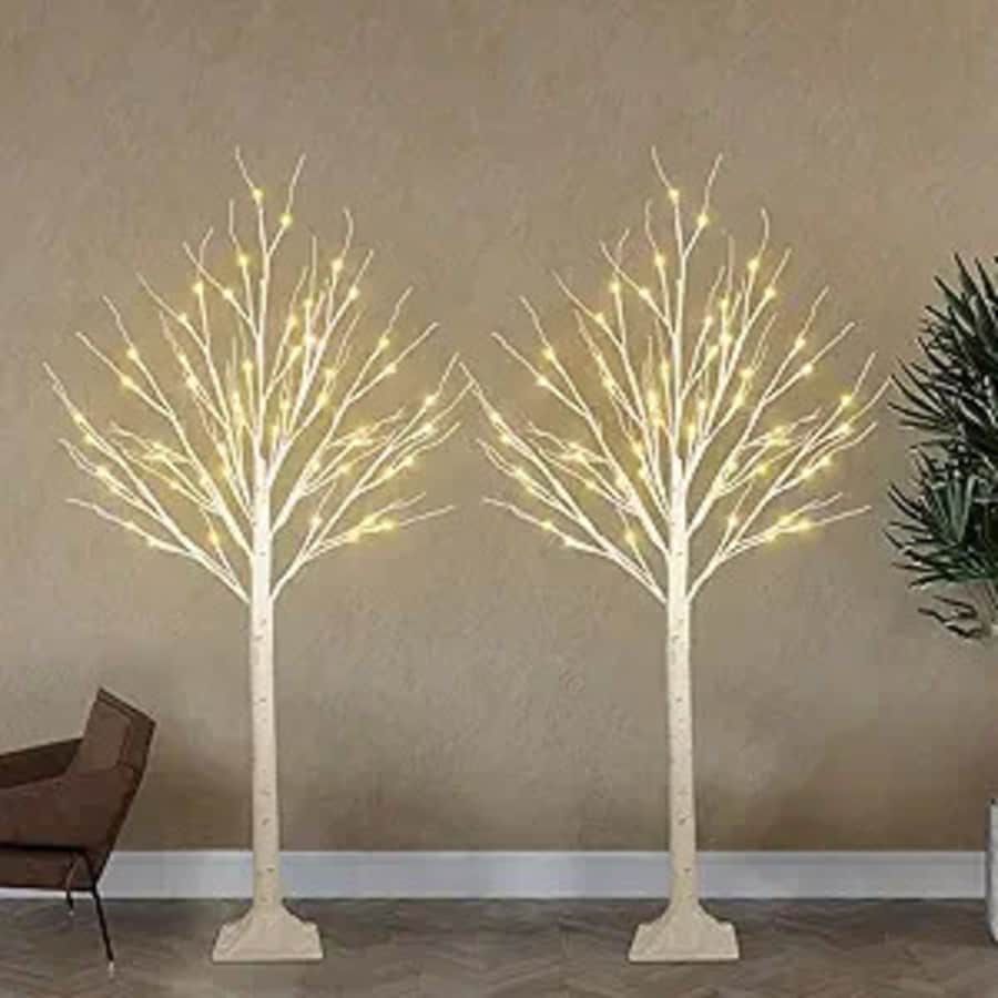 Albelt 4-Foot Outdoor Lighted Birch Trees 2-Pack: $34.99 Albelt 4-Foot Outdoor Lighted Birch Trees 2-Pack: $34.99