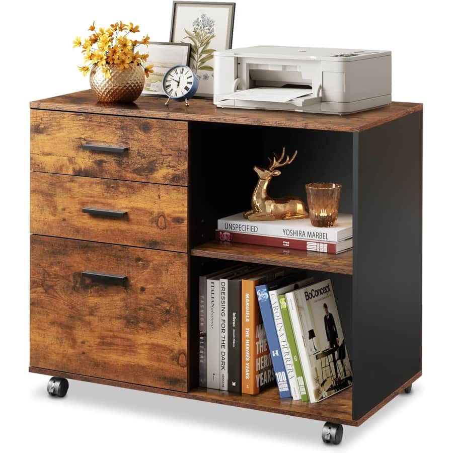 3-Drawer Mobile File Cabinet: $75 3-Drawer Mobile File Cabinet: $75