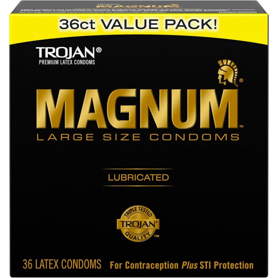 Trojan Magnum Lubricated Large Condoms 36-Pack: $11