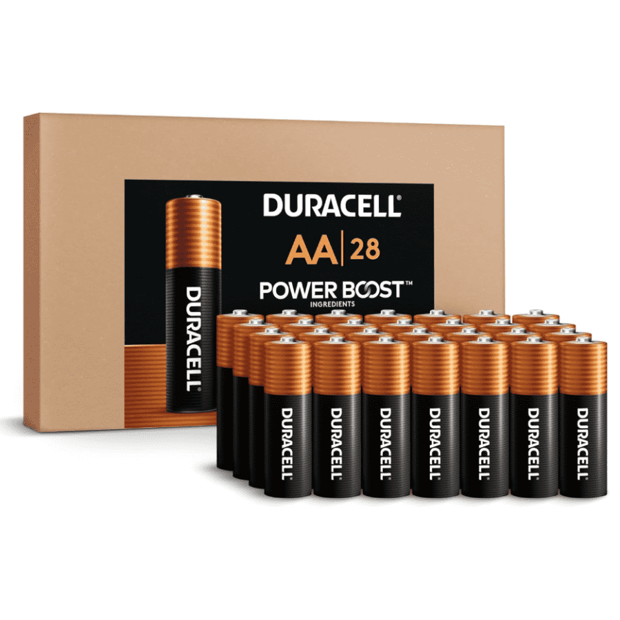 Duracell 28-Count Coppertop AA Batteries with Power Boost: $17 via Subscribe & Save