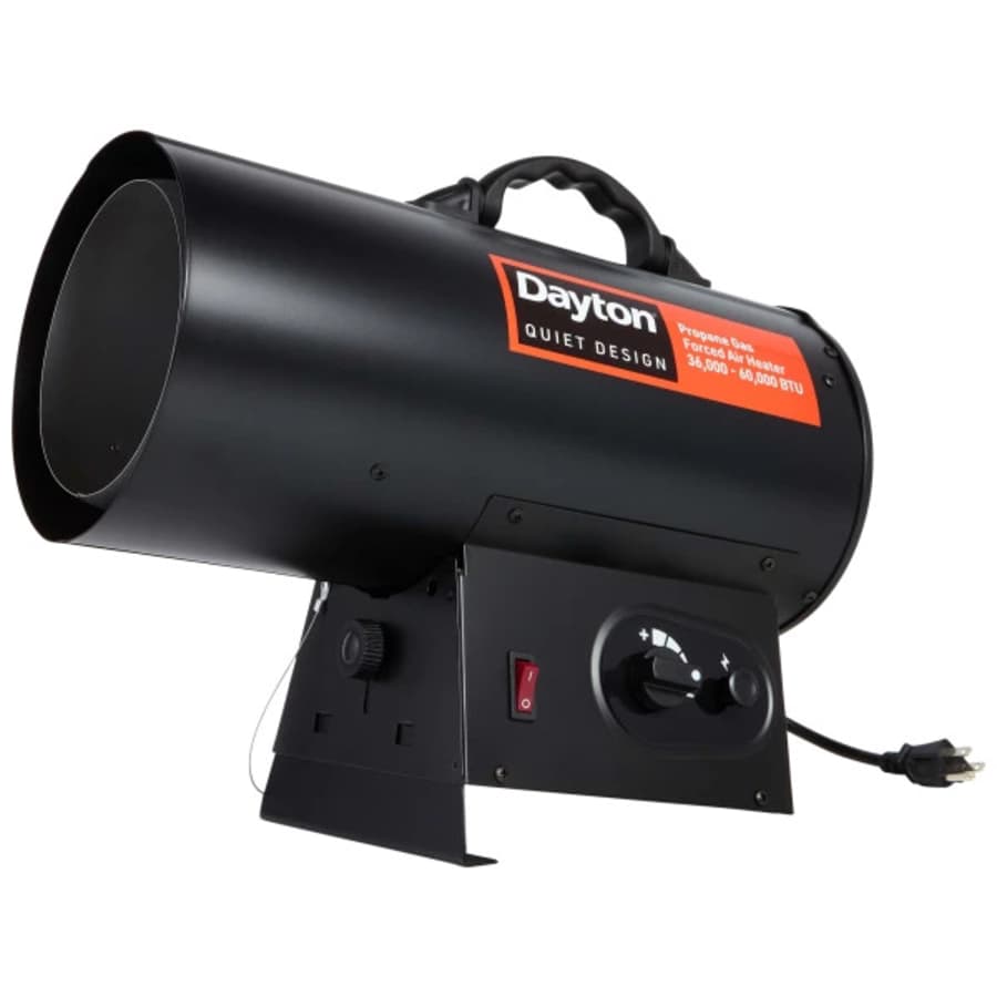 Dayton Quiet Portable Gas Torpedo Heater: $80 Dayton Quiet Portable Gas Torpedo Heater: $80