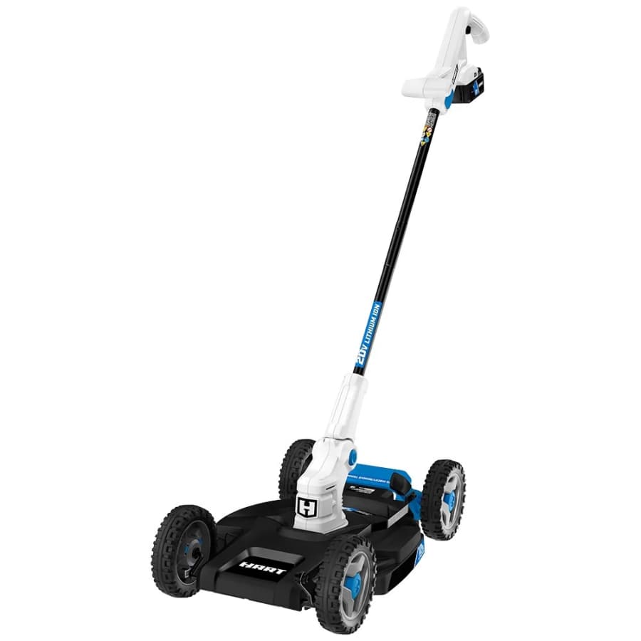 Hart 20V 12" Cordless Trim Mower Kit w/ Battery: $129 Hart 20V 12" Cordless Trim Mower Kit w/ Battery: $129