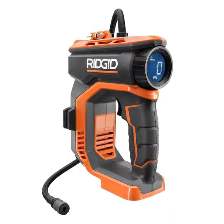Ridgid 18V Cordless Digital Inflator (No Battery): $59