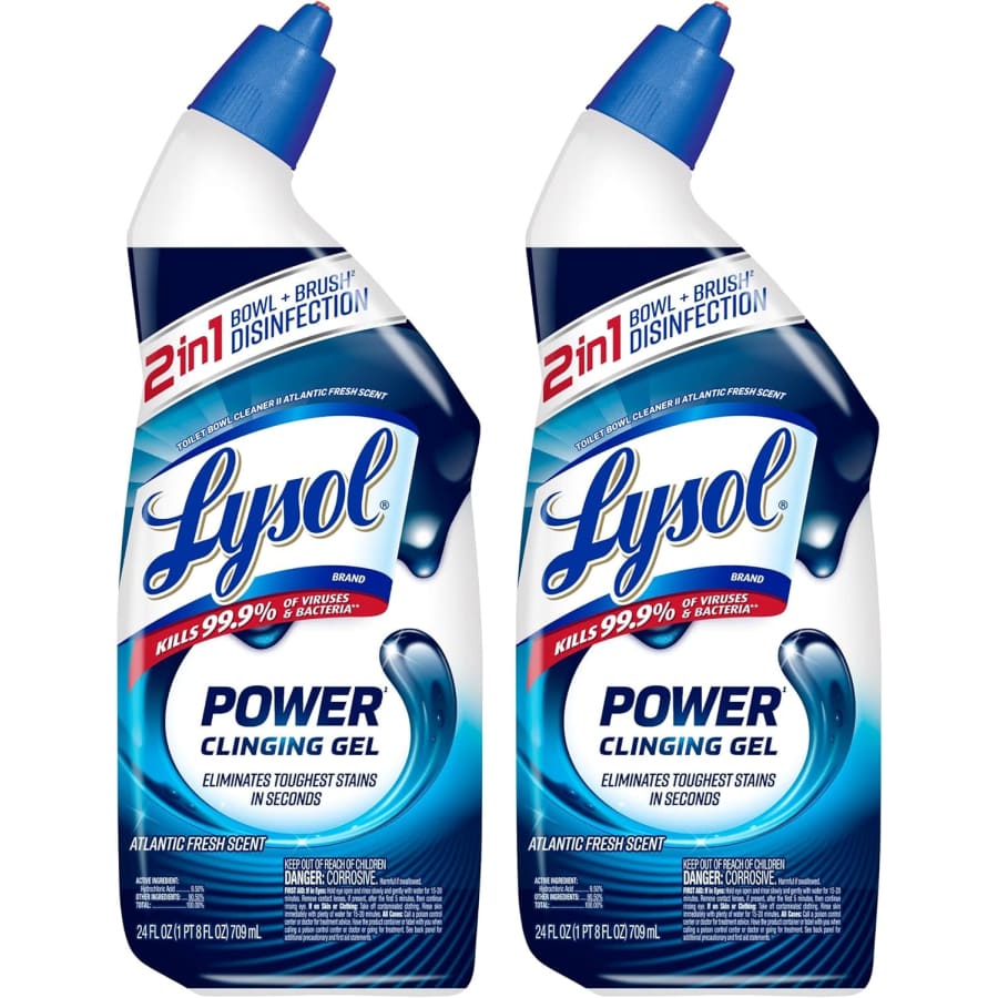 Lysol Power Toilet Bowl Cleaner Gel 2-Pack: $4.08 via Sub. & Save Lysol Power Toilet Bowl Cleaner Gel 2-Pack: $4.08 via Sub. & Save