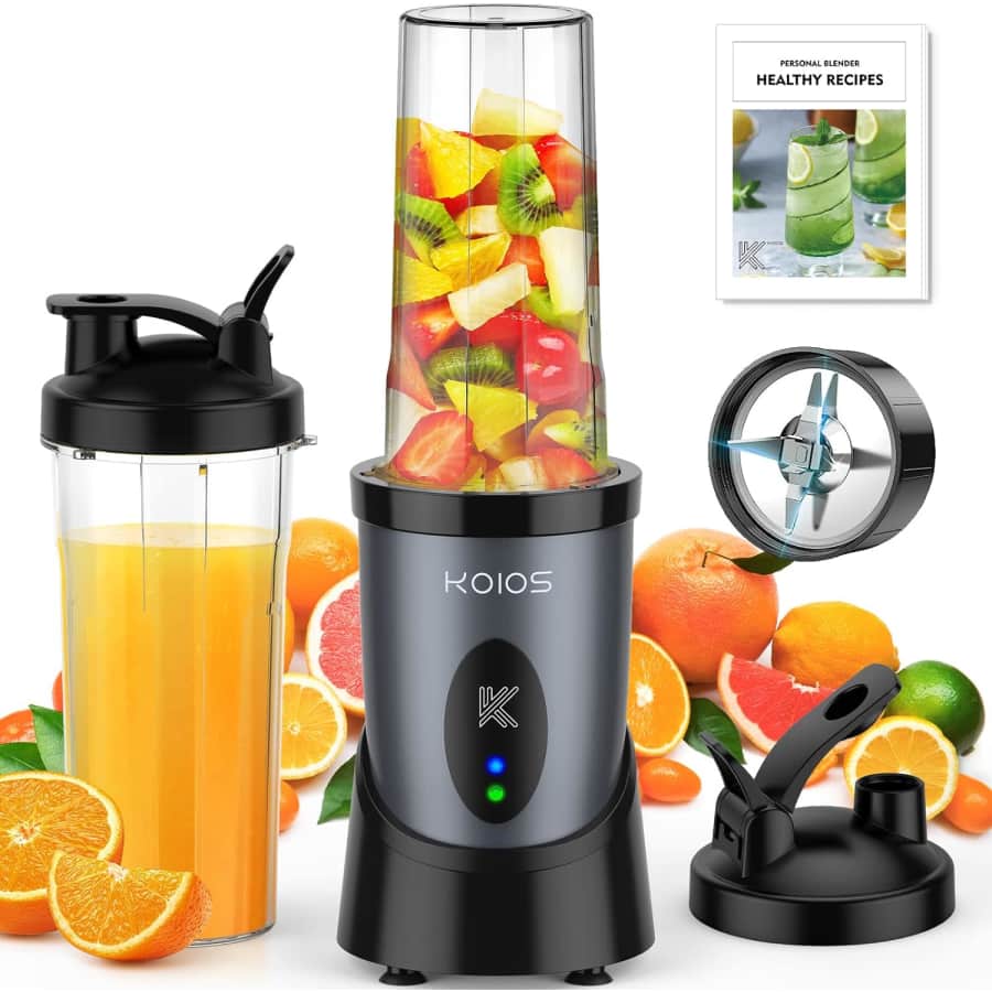 Koios 900W Personal Smoothie Blender with 2 Cups: $23.49