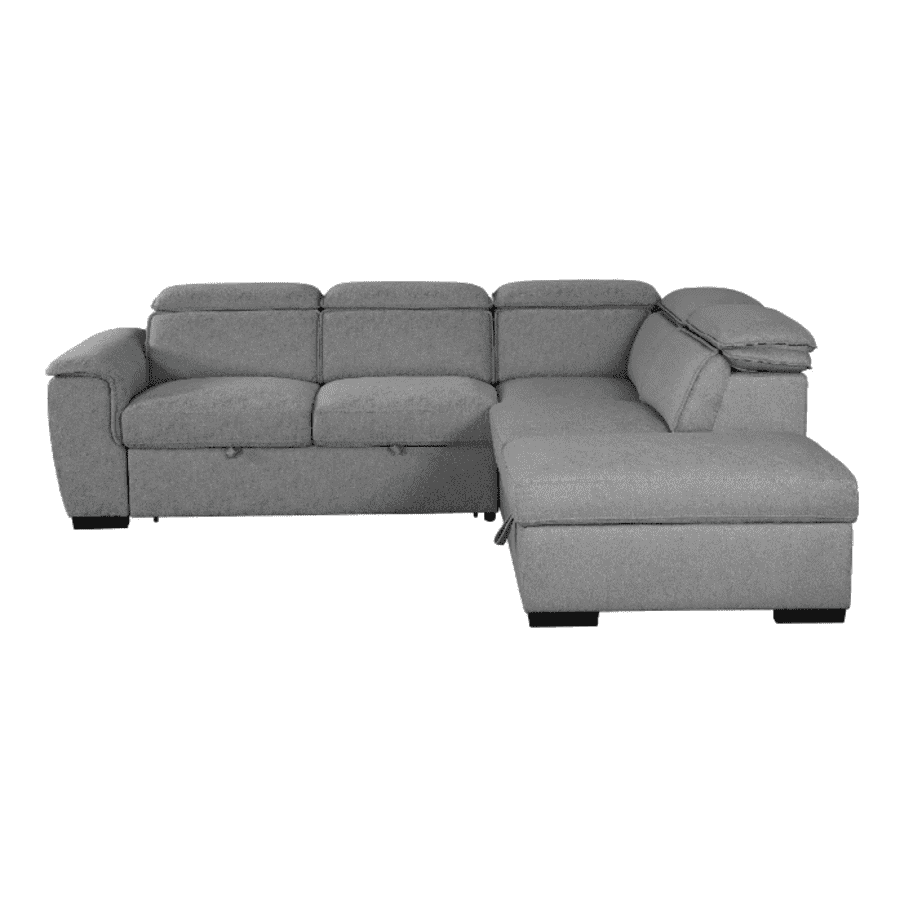 Primo International Joss 3-Piece Sectional Sofa Bed with Storage Ottoman: $1,220.89