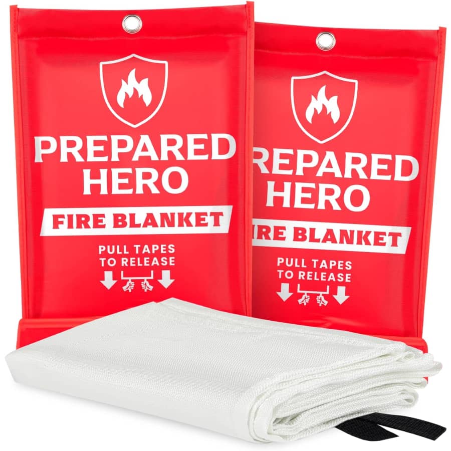 Prepared Hero Emergency Fire Blanket 2-Pack: $32 Prepared Hero Emergency Fire Blanket 2-Pack: $32