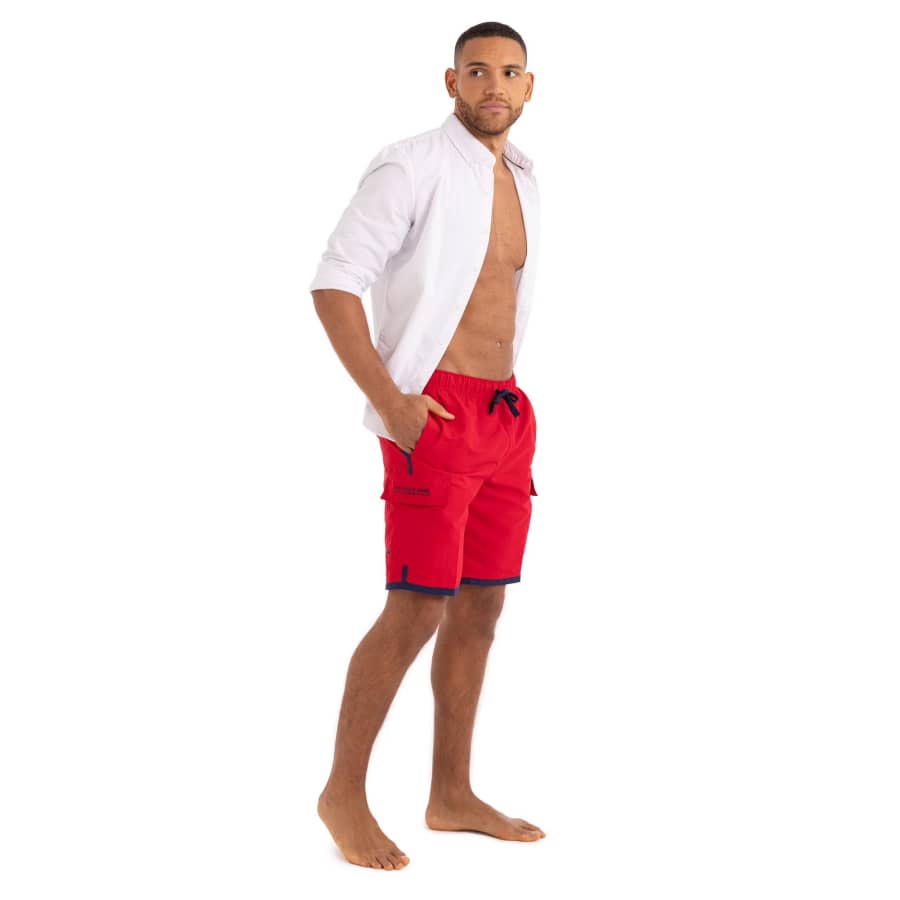 U.S. Polo Assn. Men's UPF 50+ Cargo Swim Trunks: $7.65 U.S. Polo Assn. Men's UPF 50+ Cargo Swim Trunks: $7.65