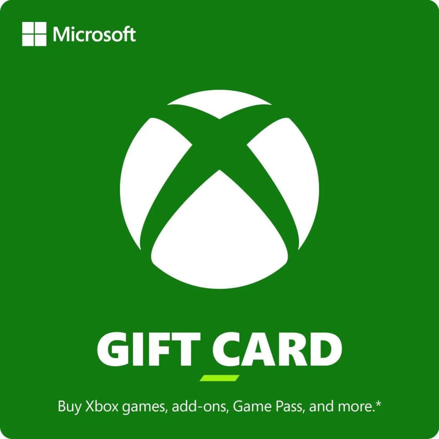 $60 Microsoft Xbox e-Gift Card: $54 $60 Microsoft Xbox e-Gift Card: $54
