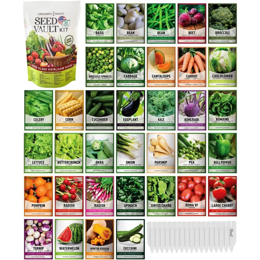Gardeners Basics 16,000 Seed Vault Kit: $19 via Sub. & Save