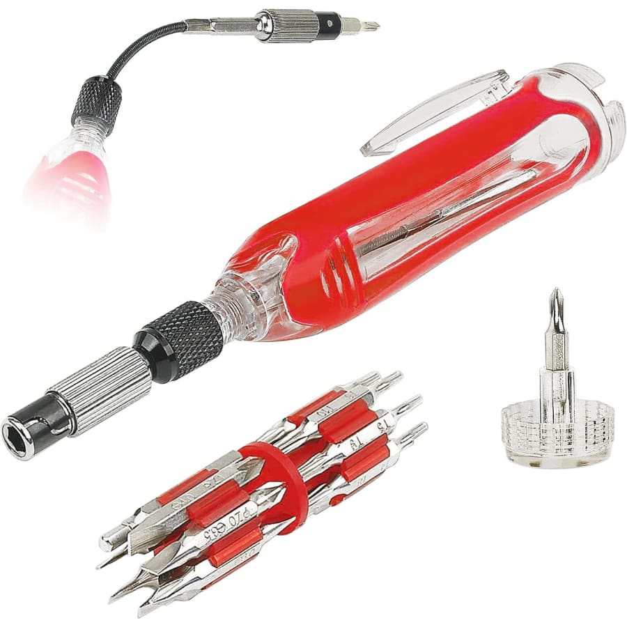 Powerbuilt 30-in-1 Extendable Flex Shaft Precision Screwdriver Set: $14.71 Powerbuilt 30-in-1 Extendable Flex Shaft Precision Screwdriver Set: $14.71
