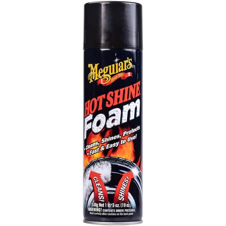 Meguiar's Hot Shine Tire Foam 19-oz. Aerosol Can: $4.40 via Sub & Save Meguiar's Hot Shine Tire Foam 19-oz. Aerosol Can: $4.40 via Sub & Save