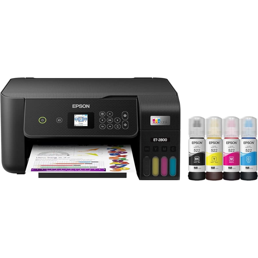 Epson EcoTank All-in-One Supertank Printer: $180