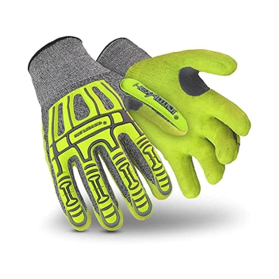 HexArmor Cut-Resistant Impact Protection Nitrile Palm Work Gloves: $12