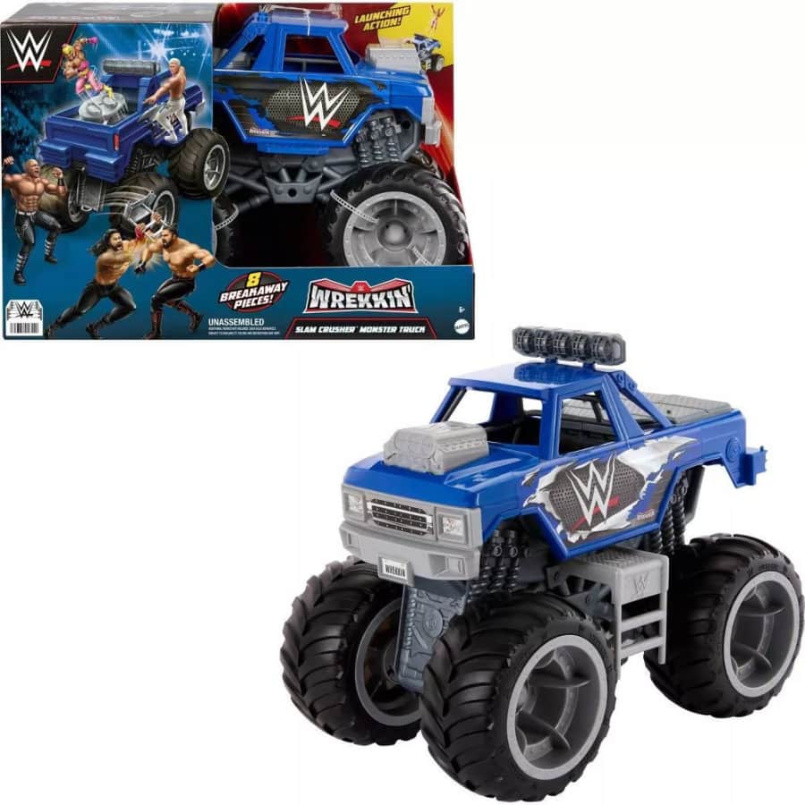 Mattel WWE Wrekkin' Slam Crusher Monster Truck Set: $18.99 Mattel WWE Wrekkin' Slam Crusher Monster Truck Set: $18.99