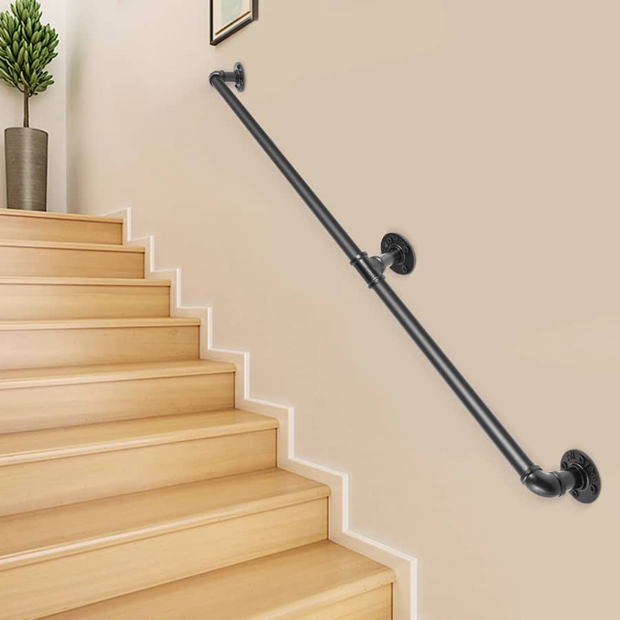 Vevor 4-ft. Staircase Handrail w/ Mounting Hardware: $26