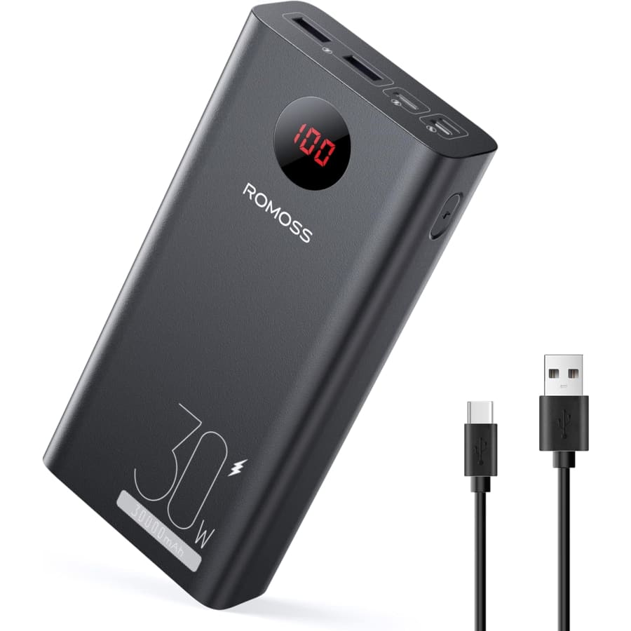 Romoss 30W 30,000mAh Power Bank: $38