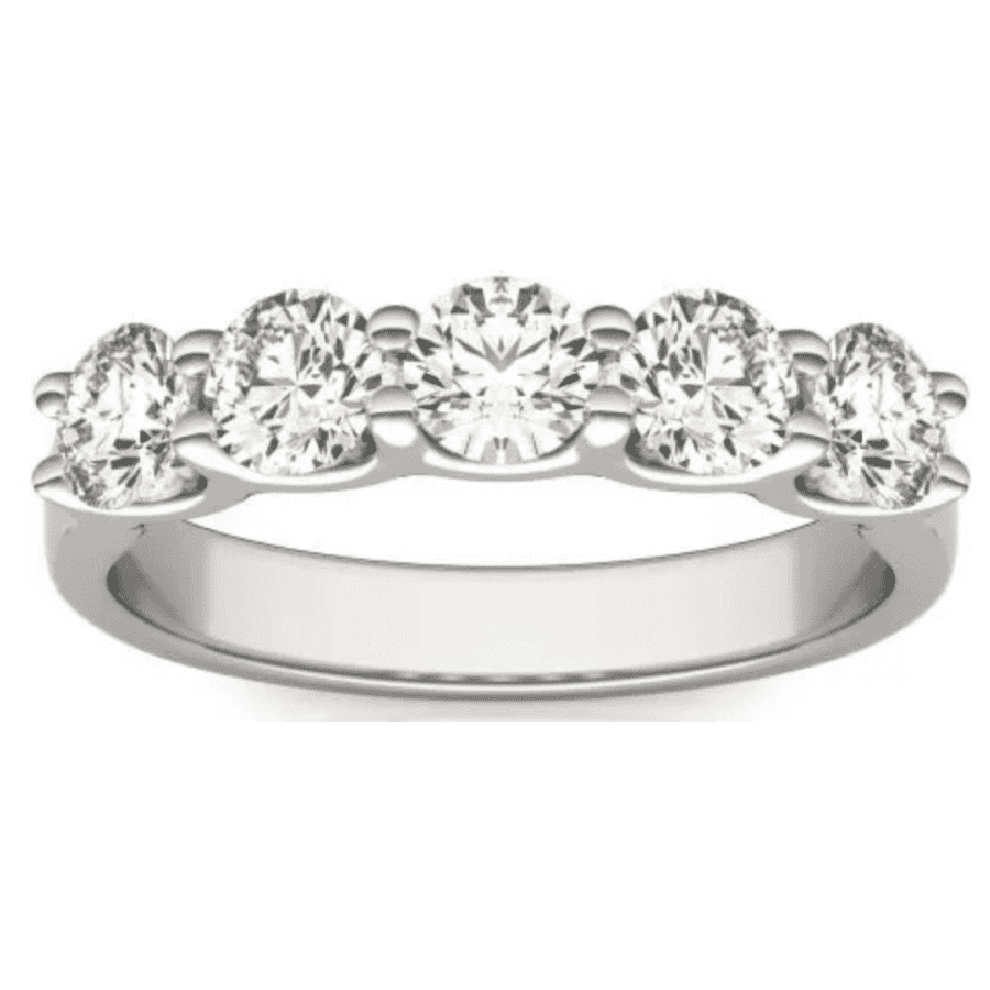 1.25-TCW Lab Grown Diamond Anniversary Band: $500