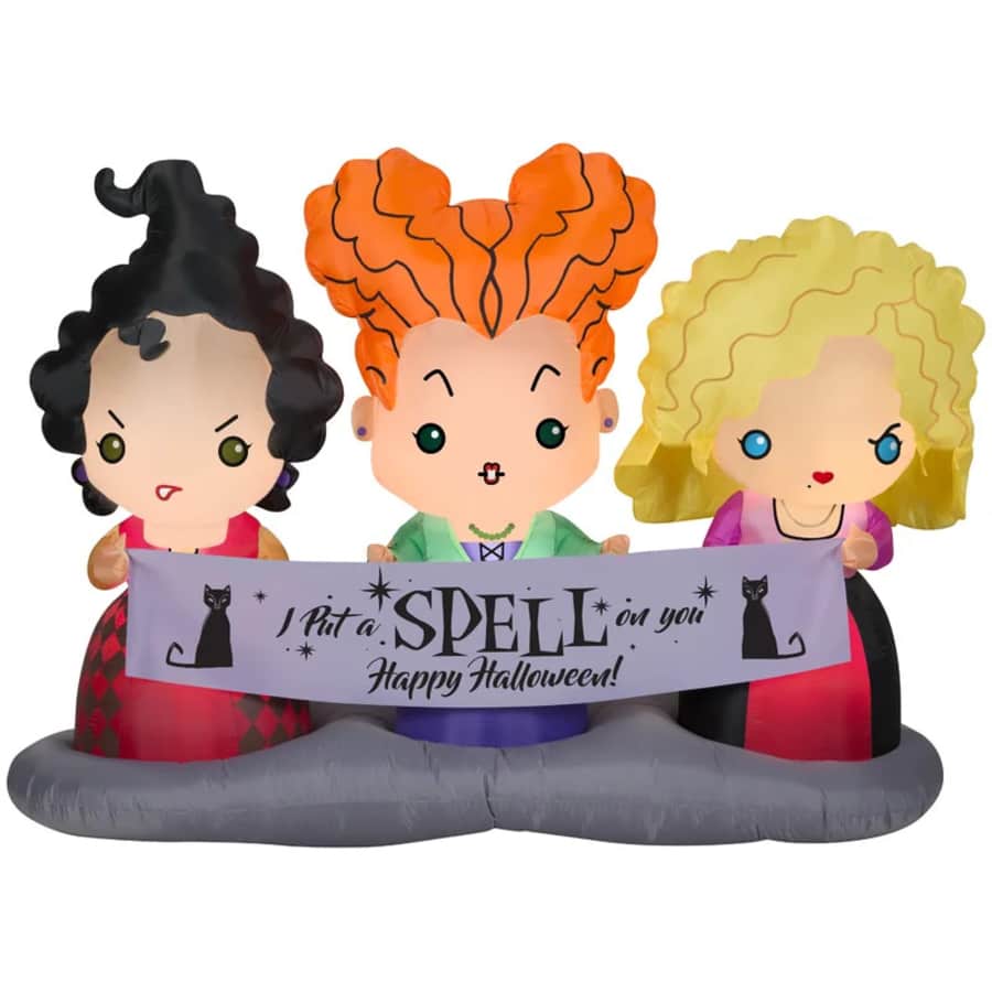 Gemmy Disney Hocus Pocus Sisters Inflatable: $57.87