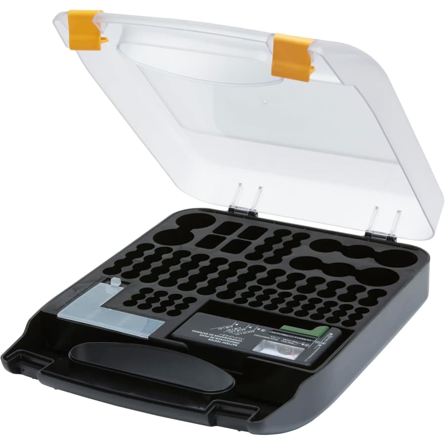 Amazon Basics 110-Battery Wall-Mounted Battery Organizer w/ Tester: $13 w/ Prime