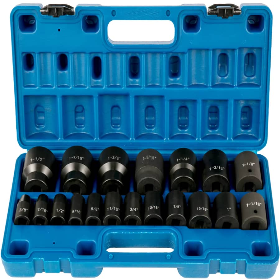 Vevor 19-Piece 1/2" Impact Socket Set: $26 Vevor 19-Piece 1/2" Impact Socket Set: $26