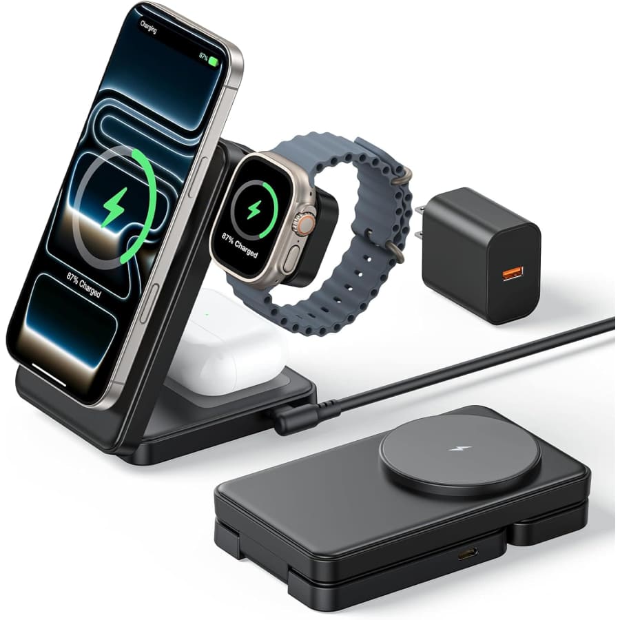 3 in 1 Magnetic Charging Station 15W Wireless Charger: $20.78 3 in 1 Magnetic Charging Station 15W Wireless Charger: $20.78