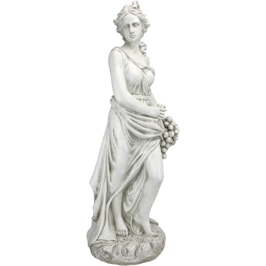 Design Toscano Autumn Woman of Four Seasons Garden Statue: $127 Design Toscano Autumn Woman of Four Seasons Garden Statue: $127