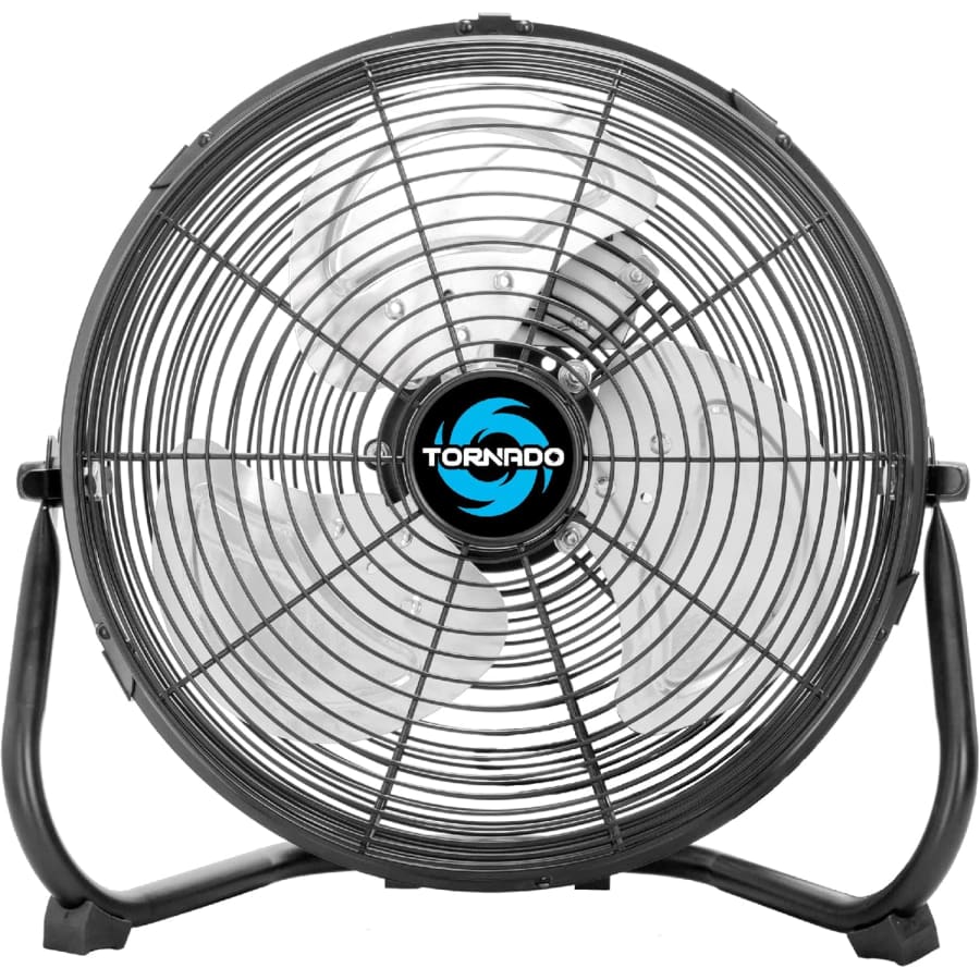 Tornado 12" Industrial Metal Floor Fan: $32 Tornado 12" Industrial Metal Floor Fan: $32