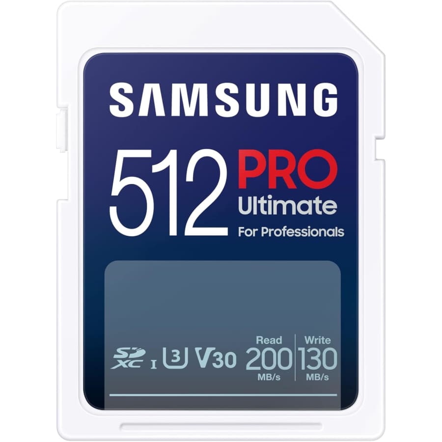 Samsung PRO Ultimate 512GB SDXC Memory Card: $55.36 Samsung PRO Ultimate 512GB SDXC Memory Card: $55.36