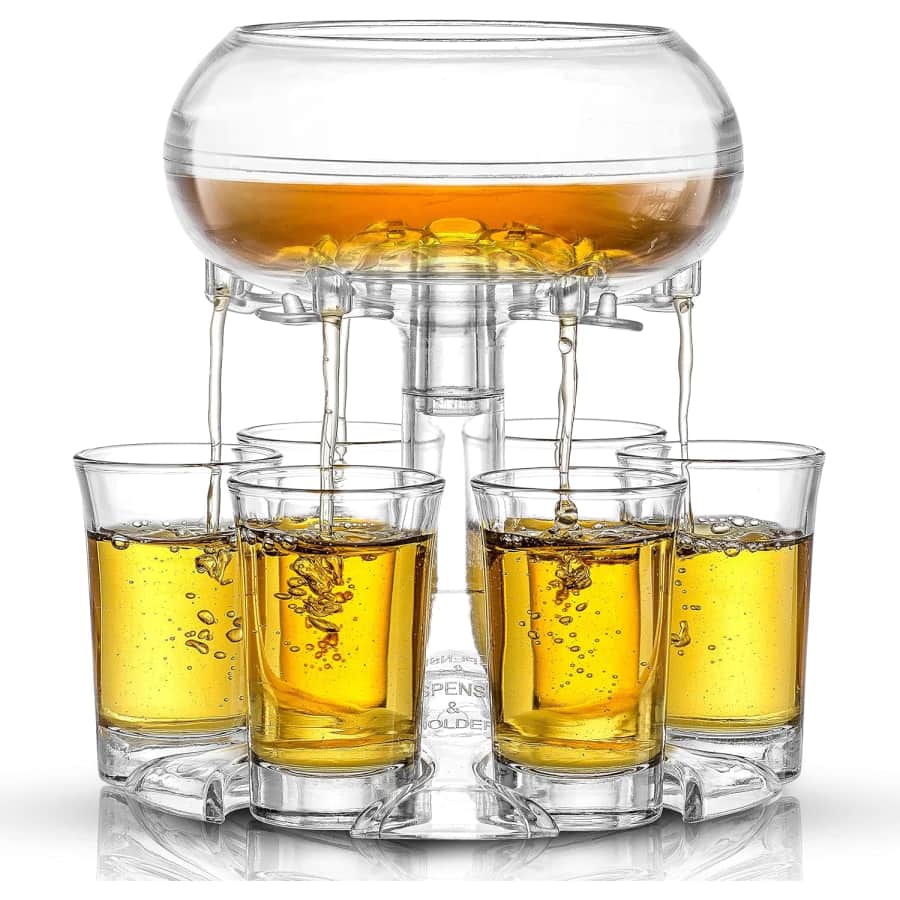 JoyJolt 6-Piece Dispenser and Shot Glass Set: $17 JoyJolt 6-Piece Dispenser and Shot Glass Set: $17