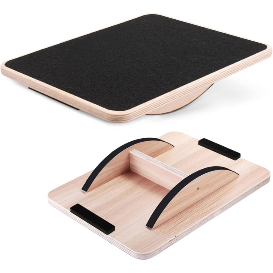 Yes4All 350-lb. Wooden Balance Board: $15