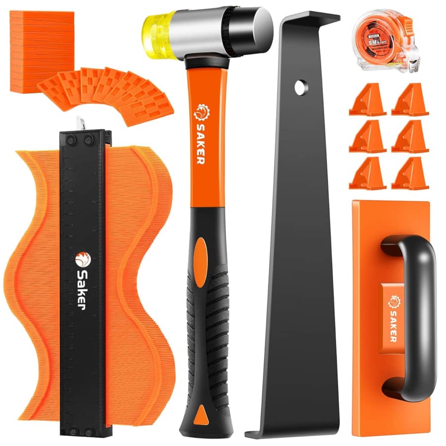 65-Piece Wood Flooring Installation Kit: $40 65-Piece Wood Flooring Installation Kit: $40