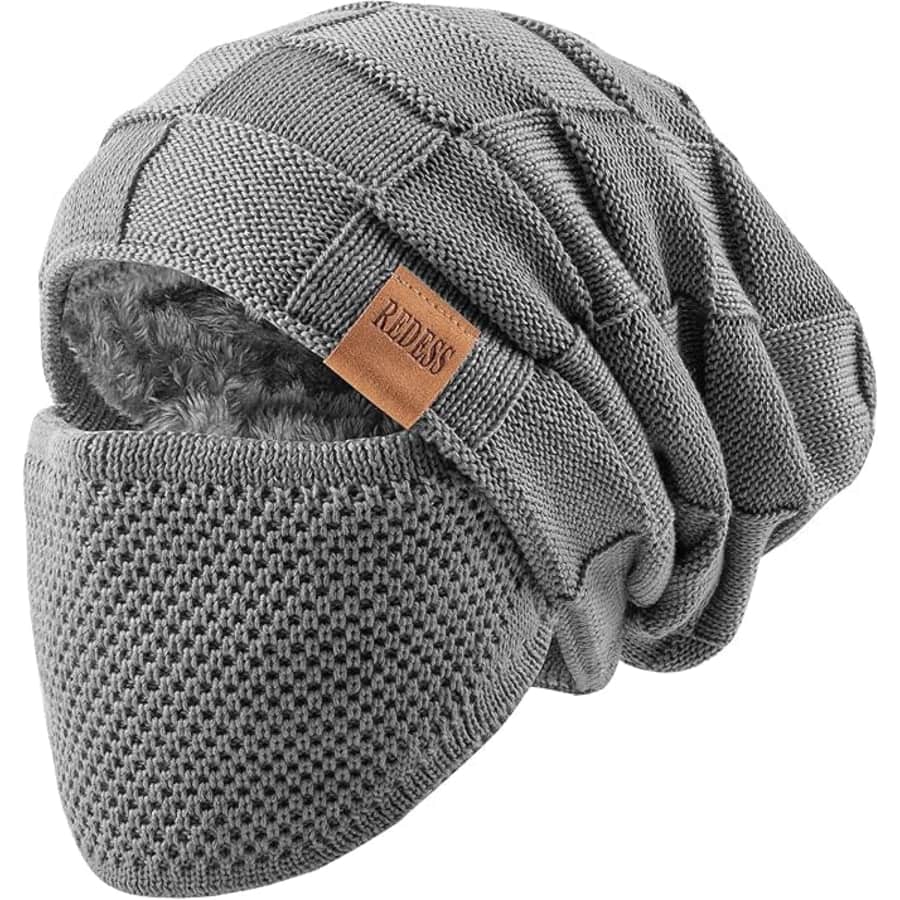 Beanie Hat w/ Face Cover: $7.59