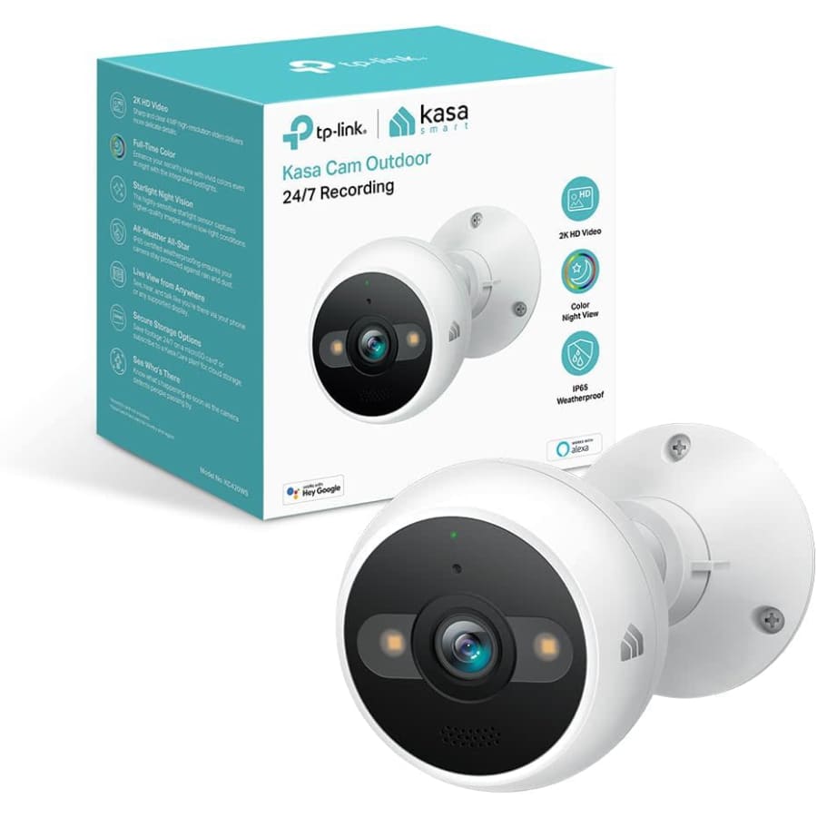 Kasa Smart 2K QHD Outdoor Wired Security Camera: $35