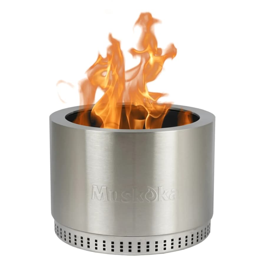 Muskoka 19.5" Stainless Steel Smokeless Wood Burning Fire Pit: $67 Muskoka 19.5" Stainless Steel Smokeless Wood Burning Fire Pit: $67