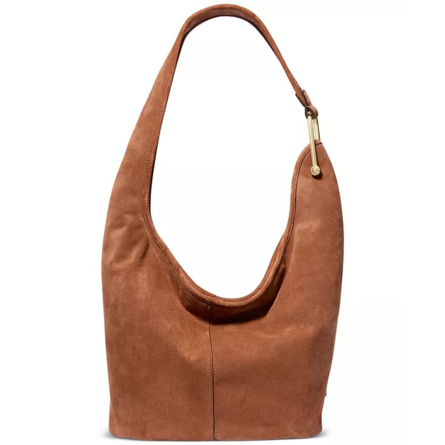 Michael Michael Kors Women's Sonny Suede Medium Hobo Shoulder Bag: $150
