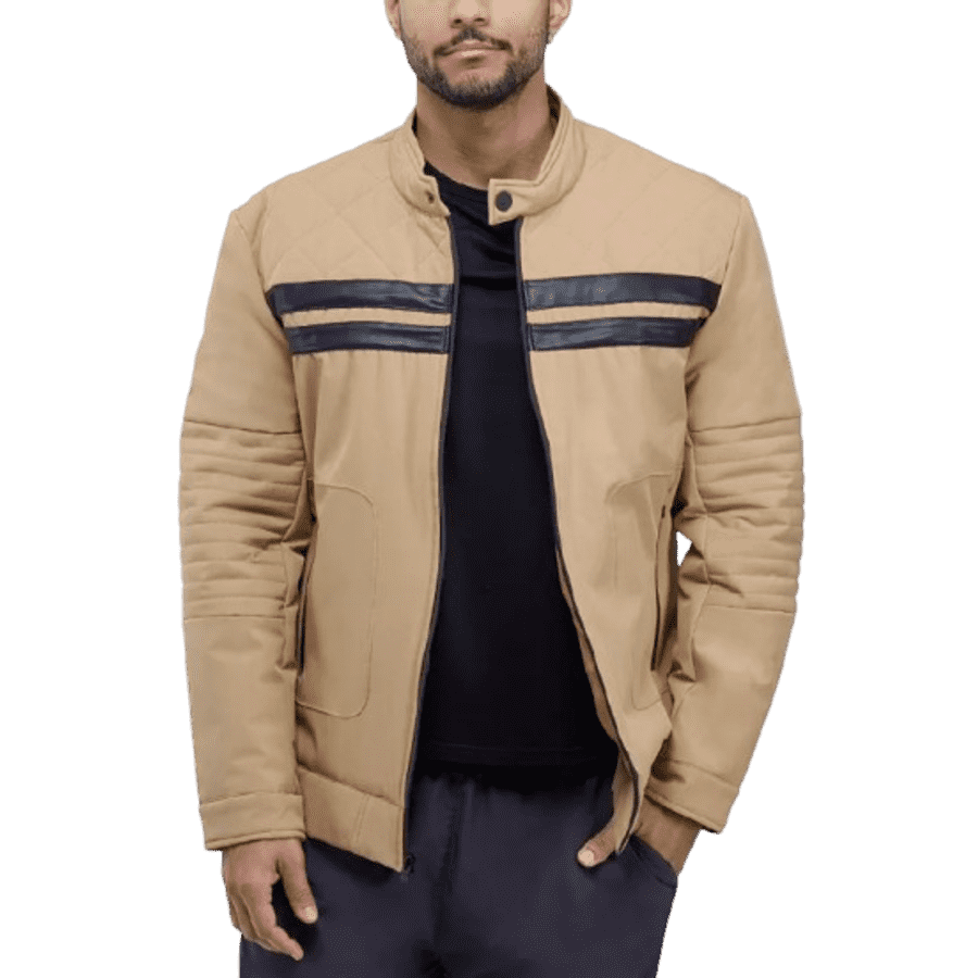 X-RAY Men's Quilted Racer Jacket: $38.40