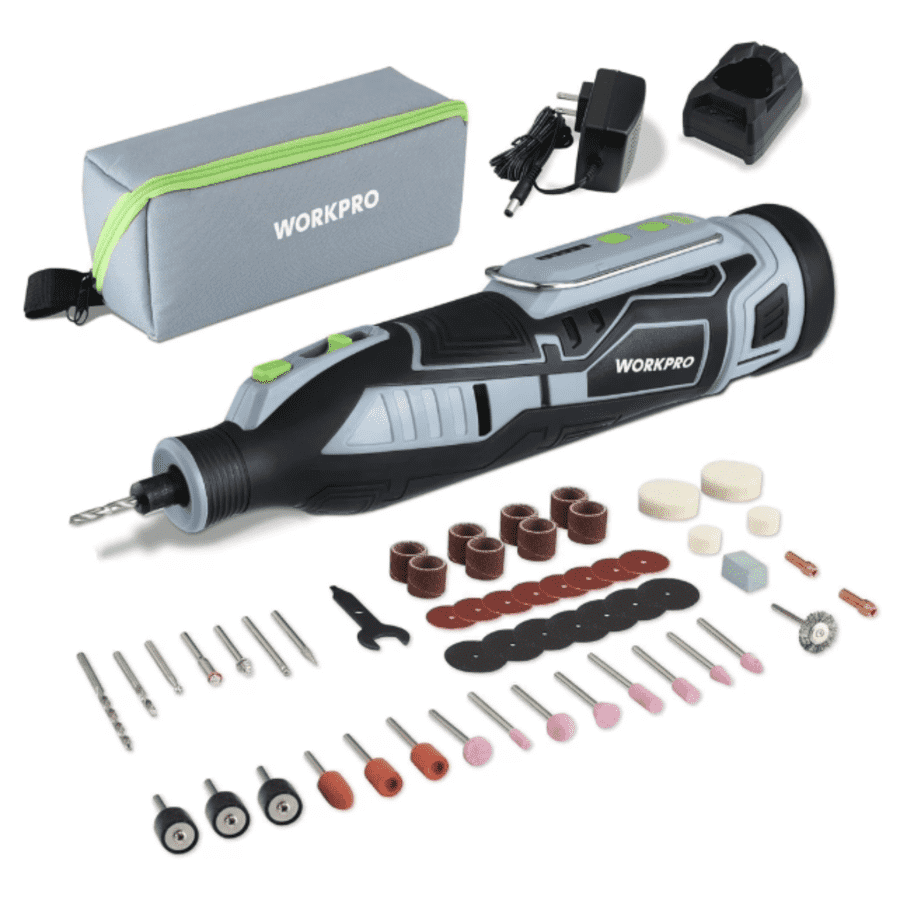 WorkPro 12V Cordless Rotary Tool Kit: $36 WorkPro 12V Cordless Rotary Tool Kit: $36