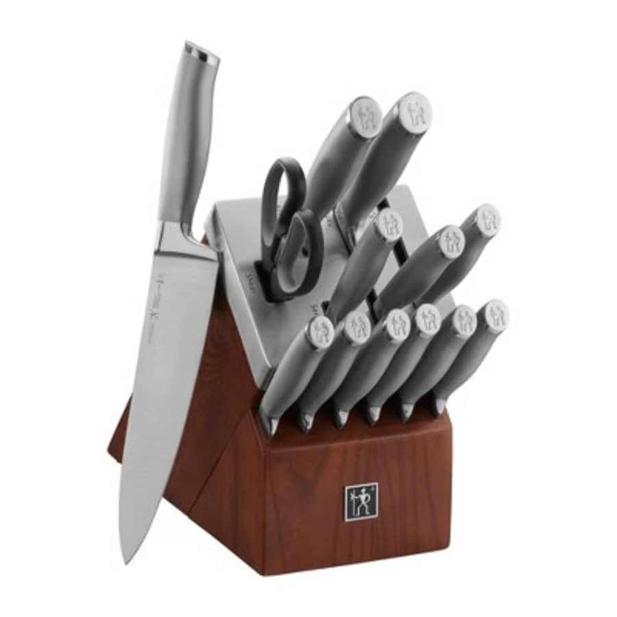 Henckels Modernist 14-Piece Self-Sharpening Knife Block Set: $200
