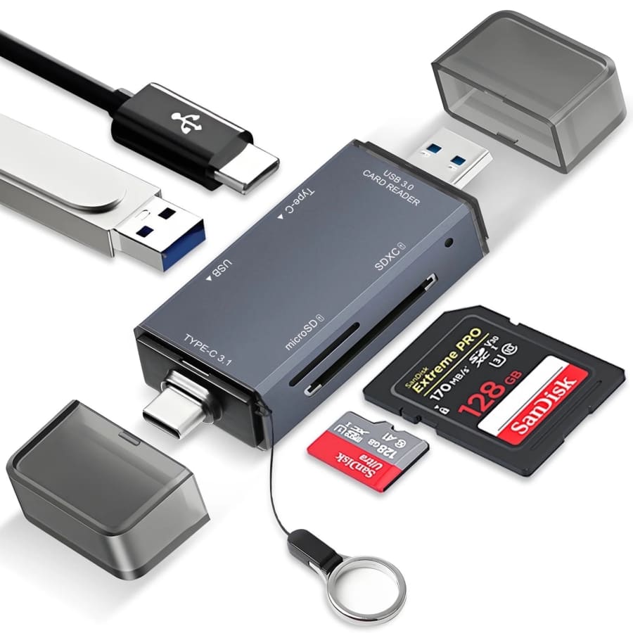 Atzeste 4-in-1 SD Card Reader: $9.99