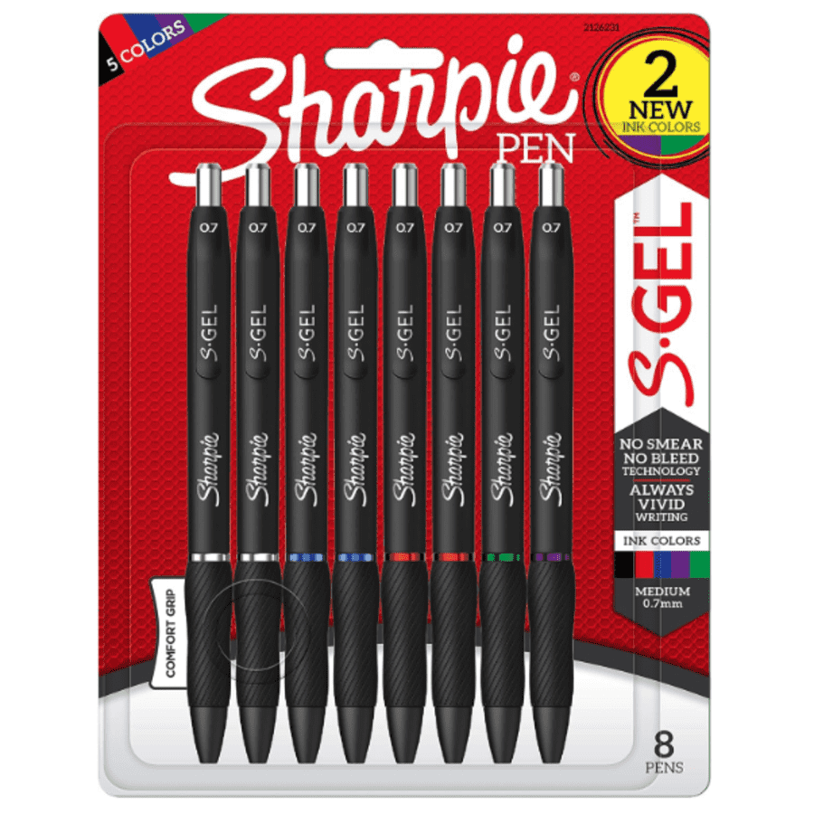 Sharpie S-Gel Gel Pen 8-Pack: $9.27 via Subscribe & Save Sharpie S-Gel Gel Pen 8-Pack: $9.27 via Subscribe & Save