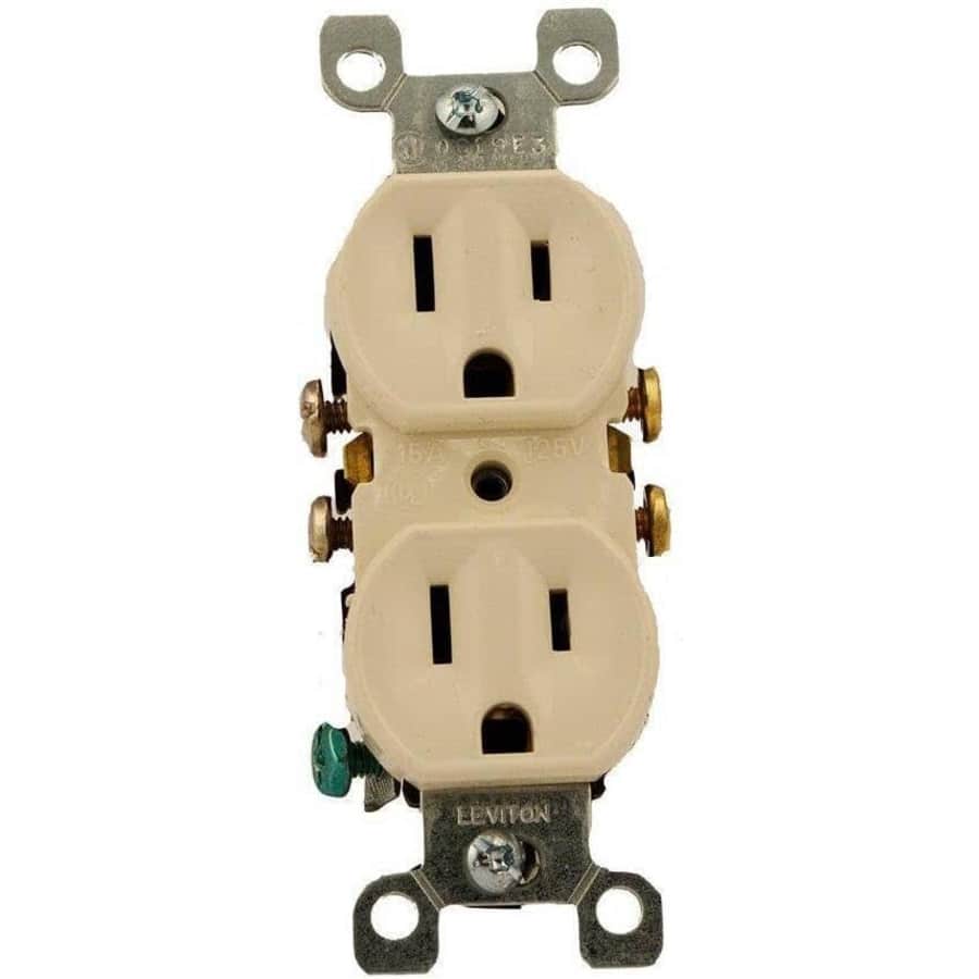 Leviton 15A 125V Duplex Receptacle: $4.15