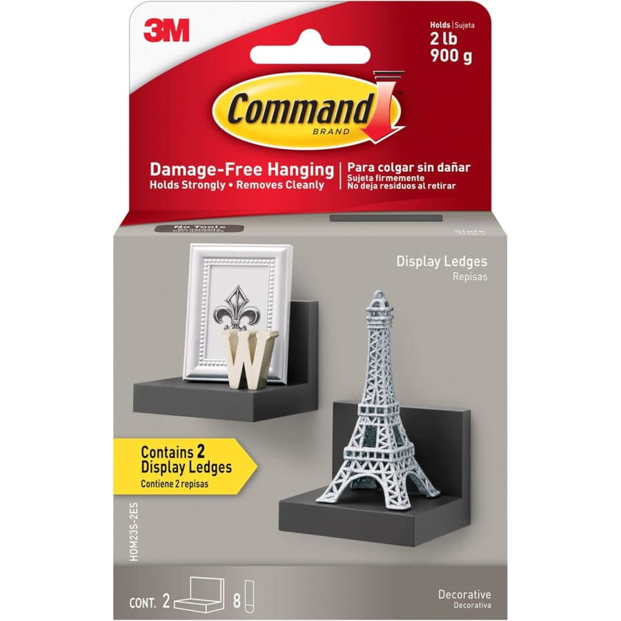 Command Display Ledges 2-Pack: $9.11 Command Display Ledges 2-Pack: $9.11