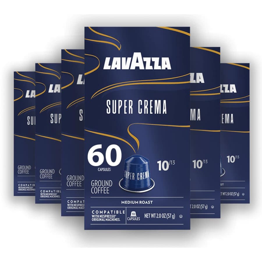 Lavazza 60-Count Super Crema Aluminum Capsules: 22 w/ Subscribe & Save