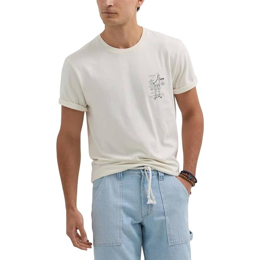 Lee Jeans Lee x Hey Dude Men's Graphic Tee: $13 Lee Jeans Lee x Hey Dude Men's Graphic Tee: $13